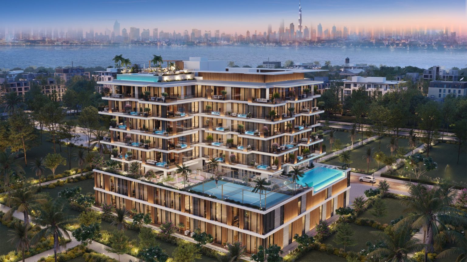 Allegro Park by Mill Hill on Dubai Islands, between the beach and the park