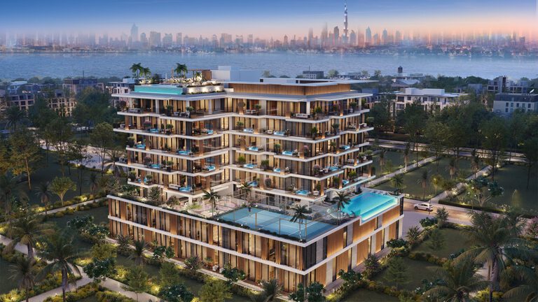 Allegro Park by Mill Hill on Dubai Islands, between the beach and the park